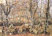 Camille Pissarro There are rock scenery oil on canvas